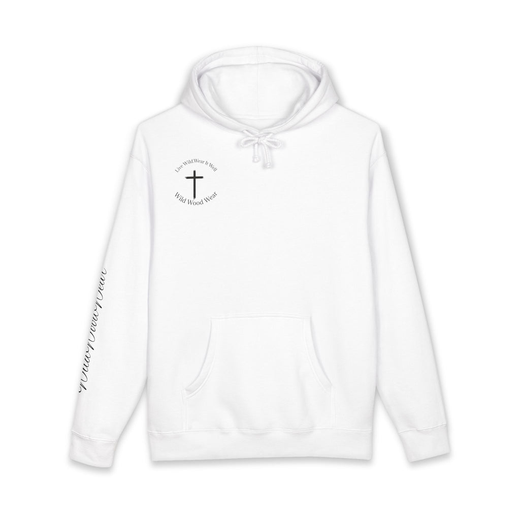 Isaiah 41:10 Christian Hoodie — Faith Prayer Sweatshirt with Cross & Kneeling Cowboy Design