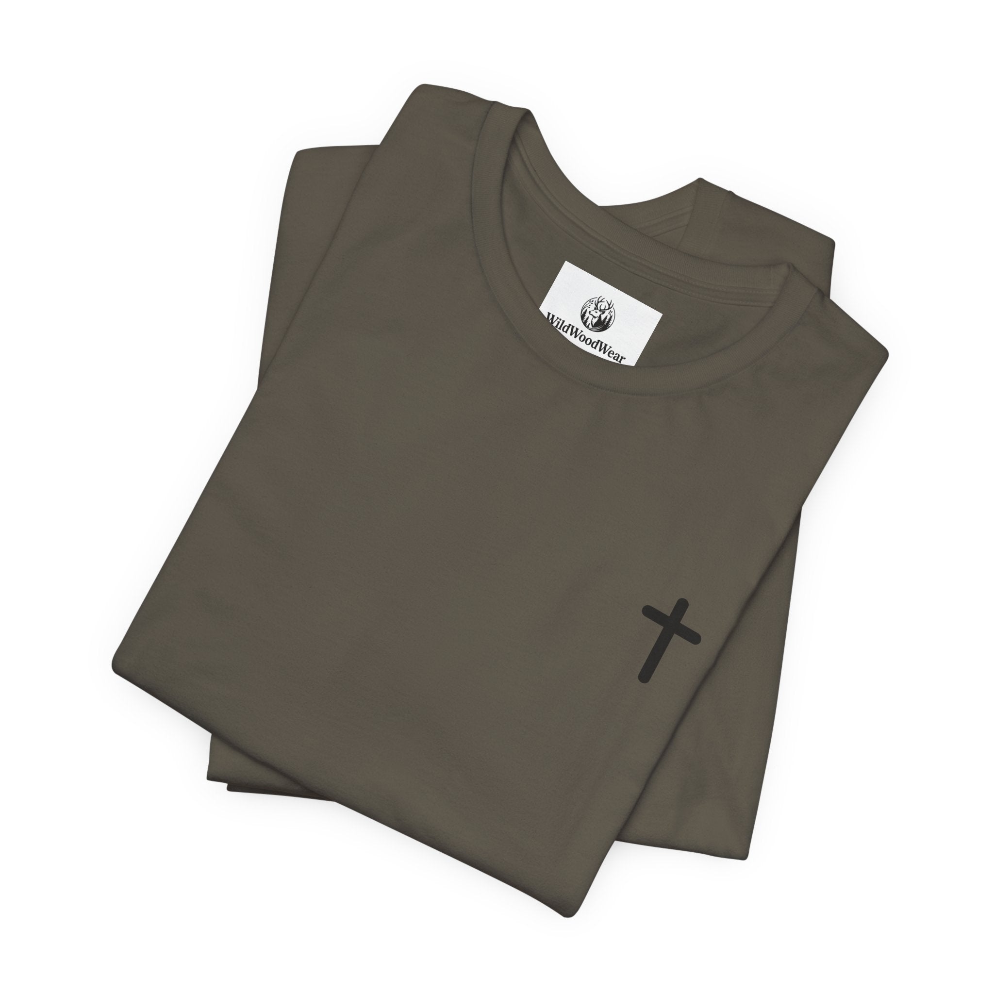 Christian Cross Tee — Philippians 4:13 Sunset Back Graphic T-Shirt