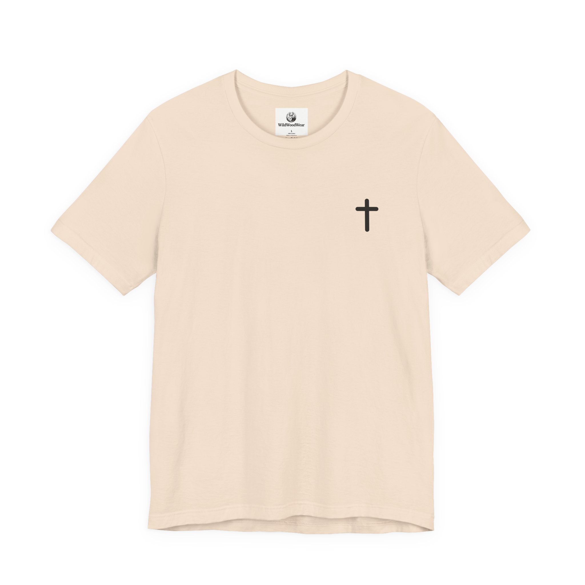 Christian Cross Tee — Philippians 4:13 Sunset Back Graphic T-Shirt