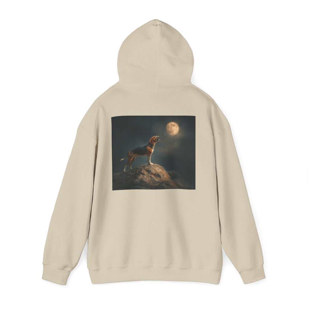 Moonlit Dog Graphic hoodie