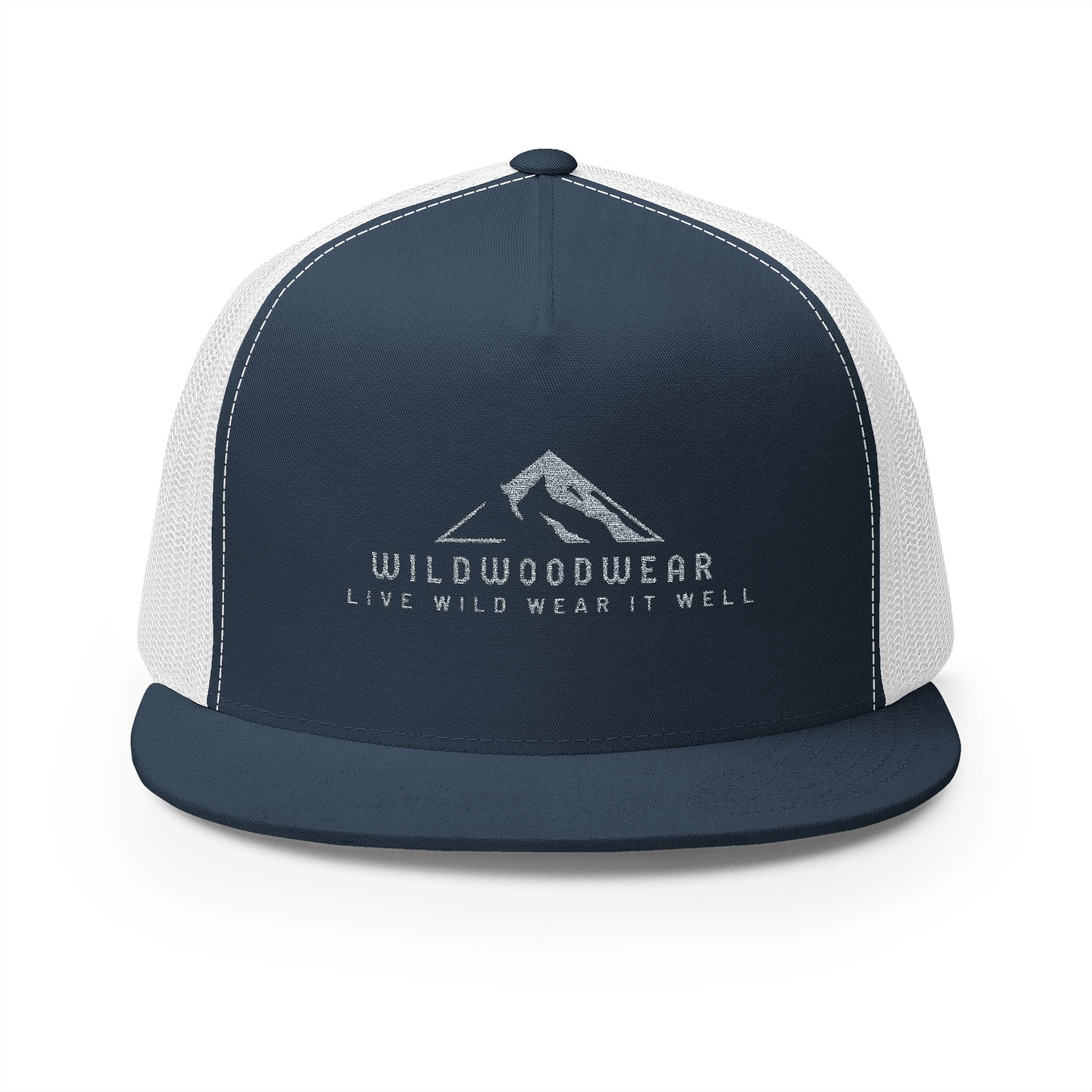 Trucker Cap — Mountain Embroidered 'Life Is Better' Outdoor Hat