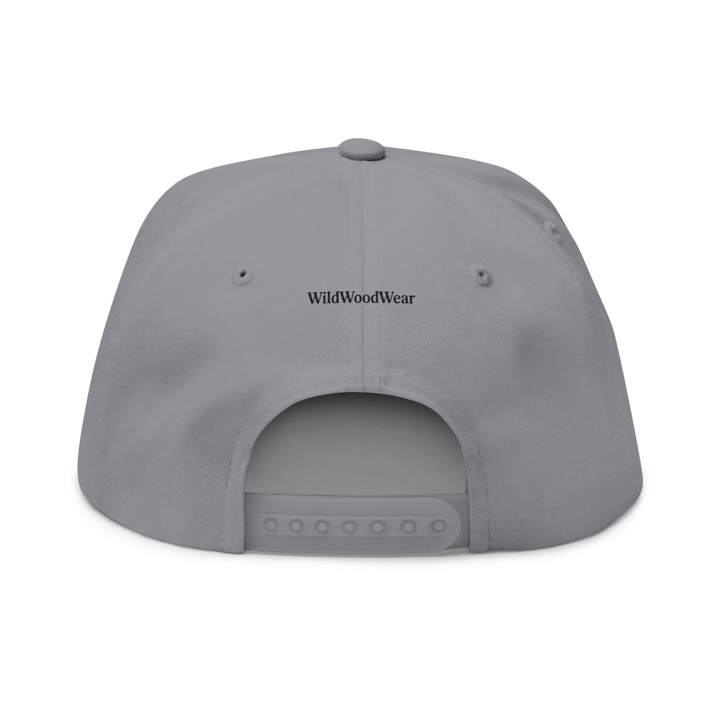 WildWoodWear Embroidered Flat Bill Cap — Outdoor Adventure Snapback very exciting and comfort