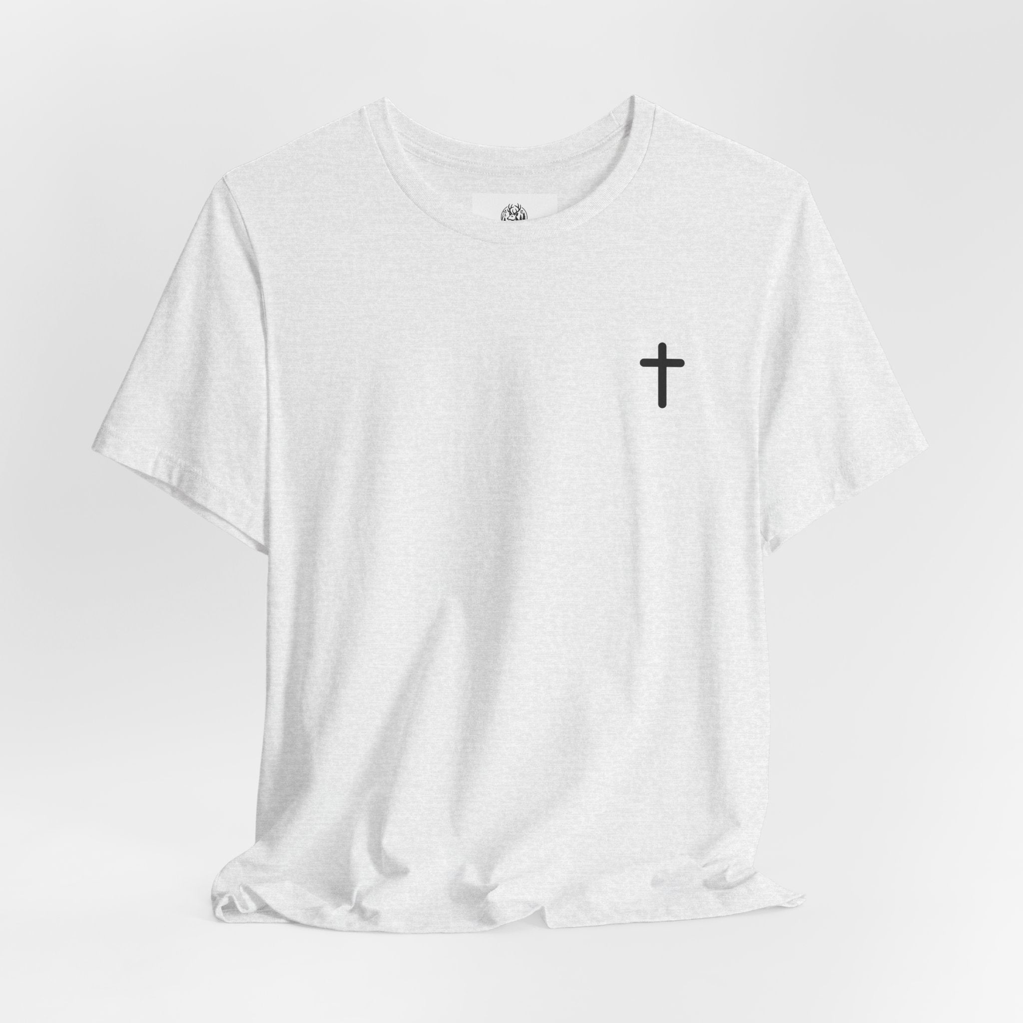 Christian Cross Tee — Philippians 4:13 Sunset Back Graphic T-Shirt