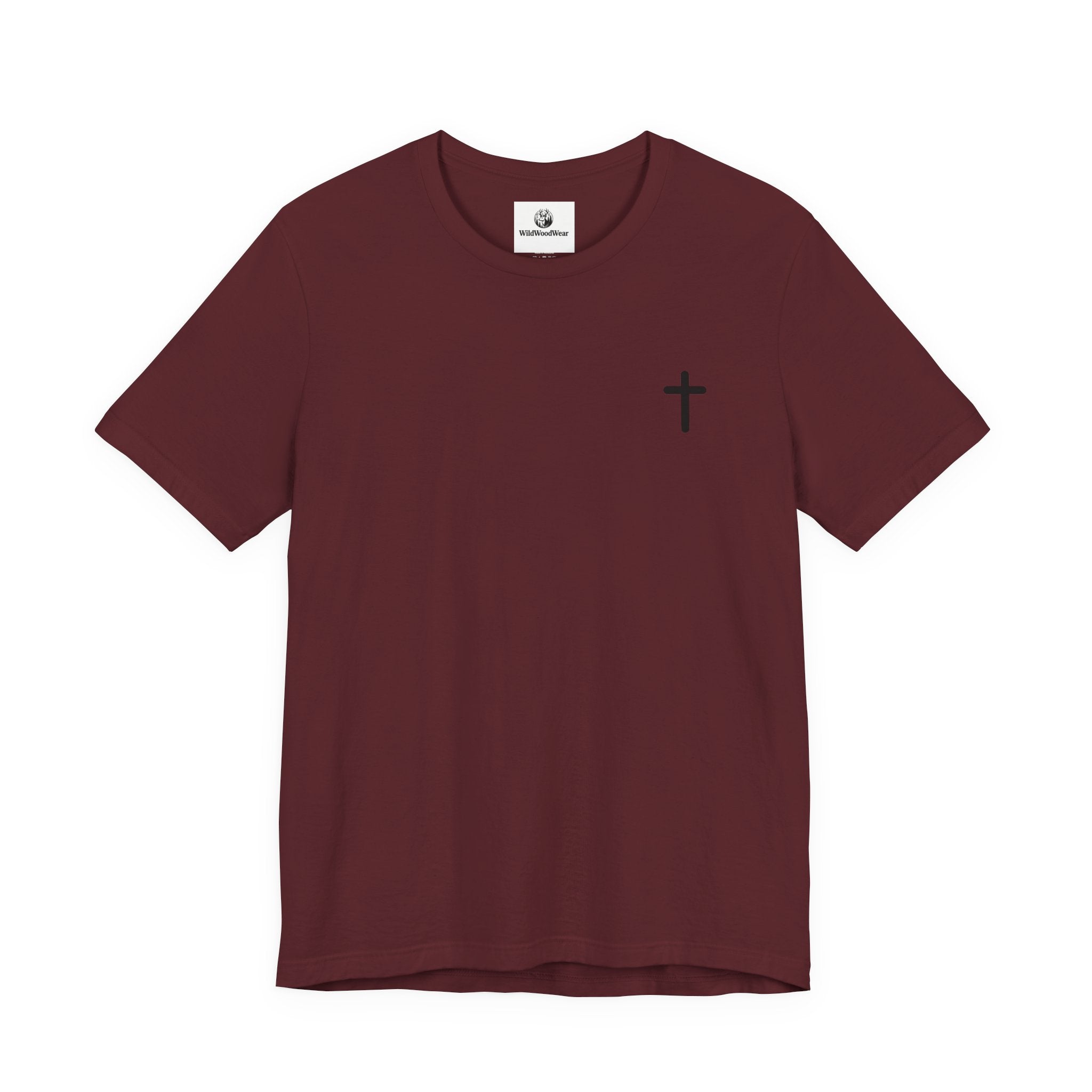 Christian Cross Tee — Philippians 4:13 Sunset Back Graphic T-Shirt