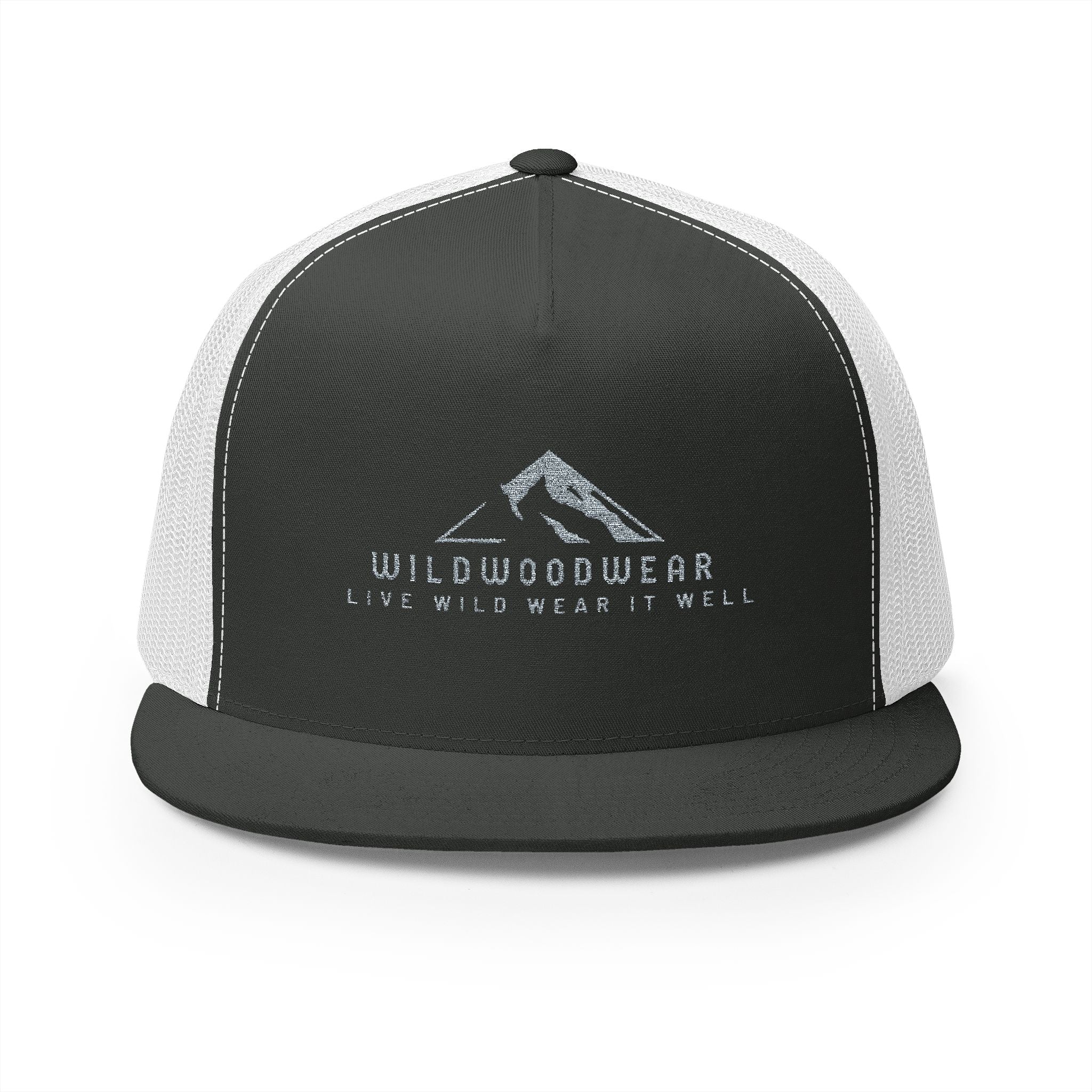 Trucker Cap — Mountain Embroidered 'Life Is Better' Outdoor Hat