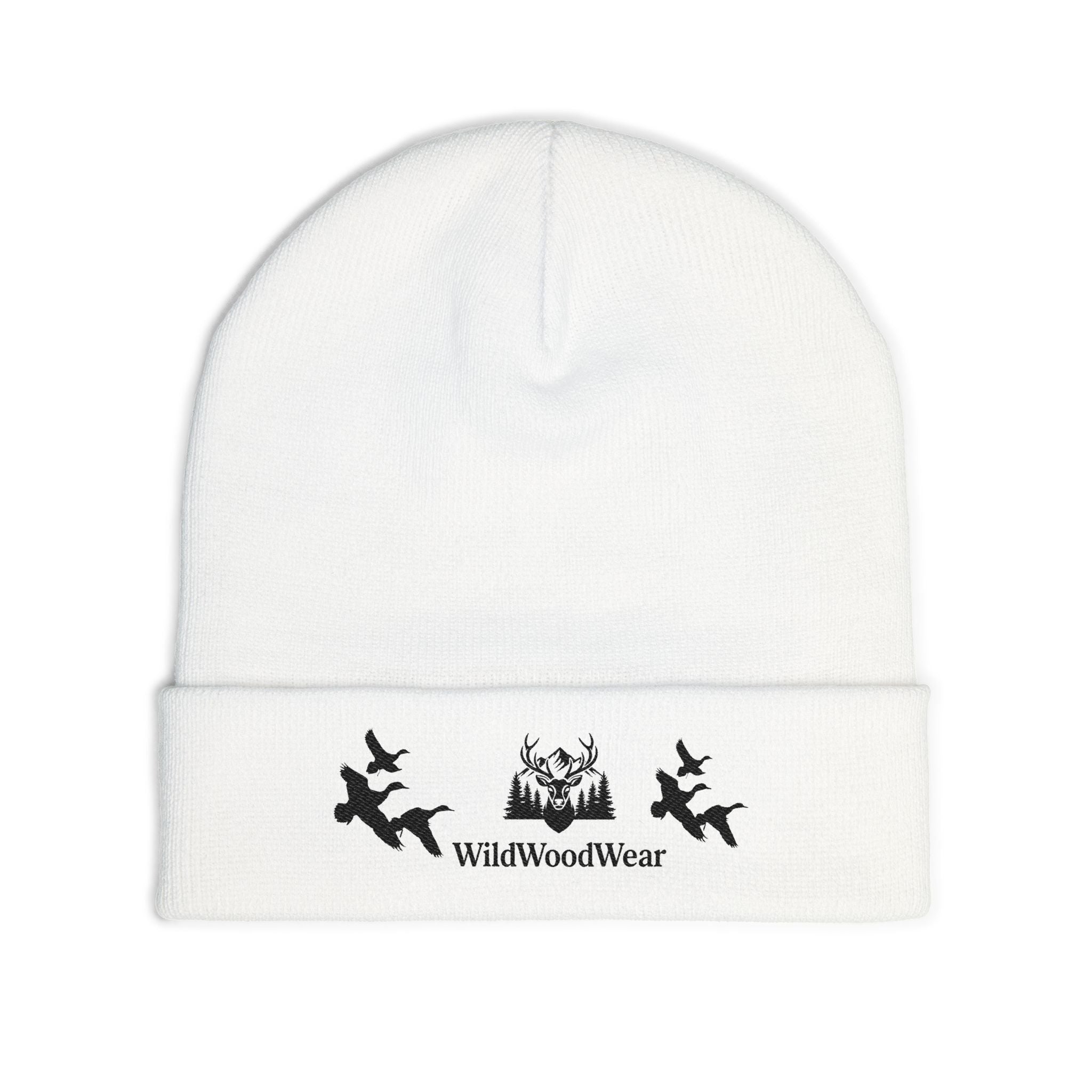Embroidered Wildlife Beanie