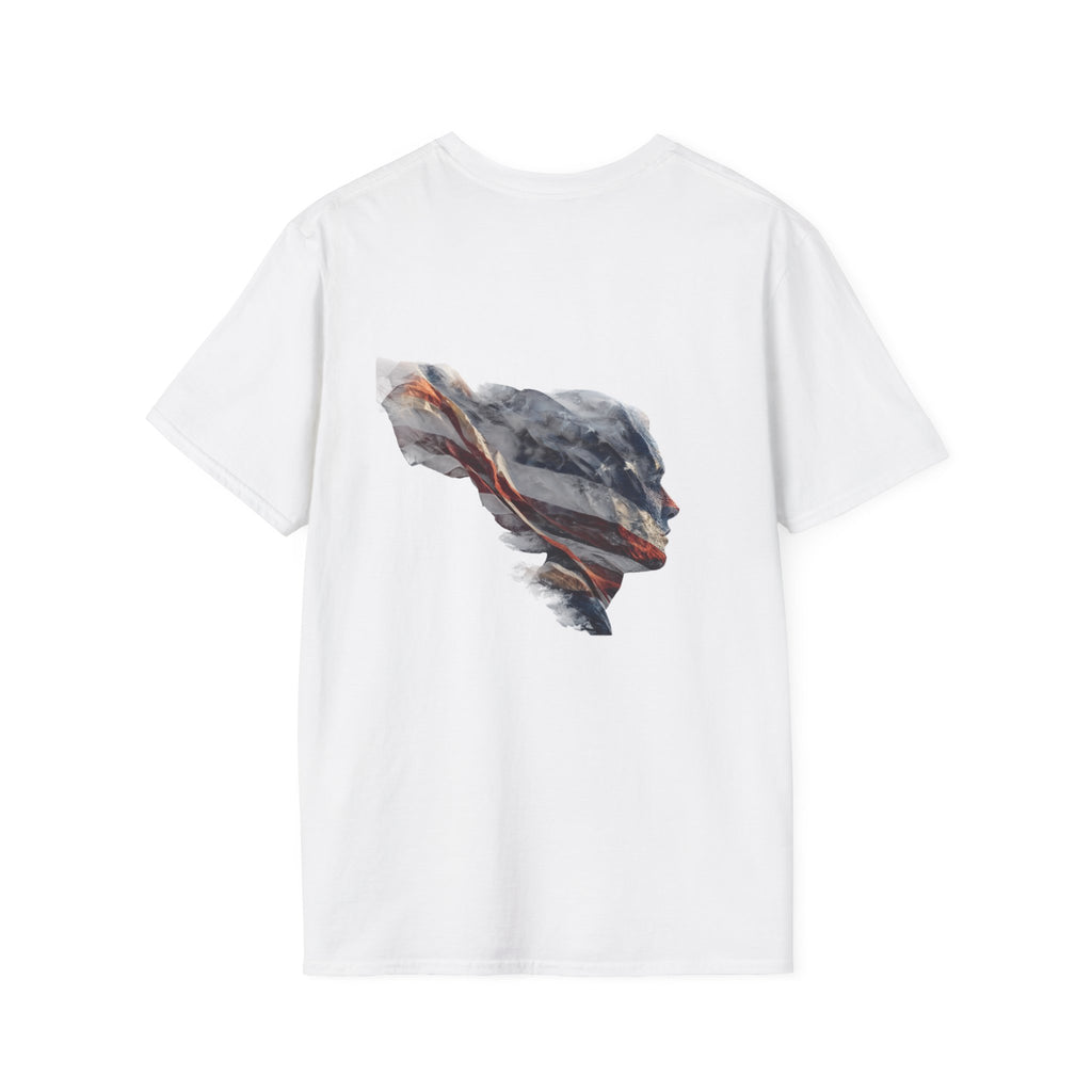 Abstract Flag Profile T-Shirt
