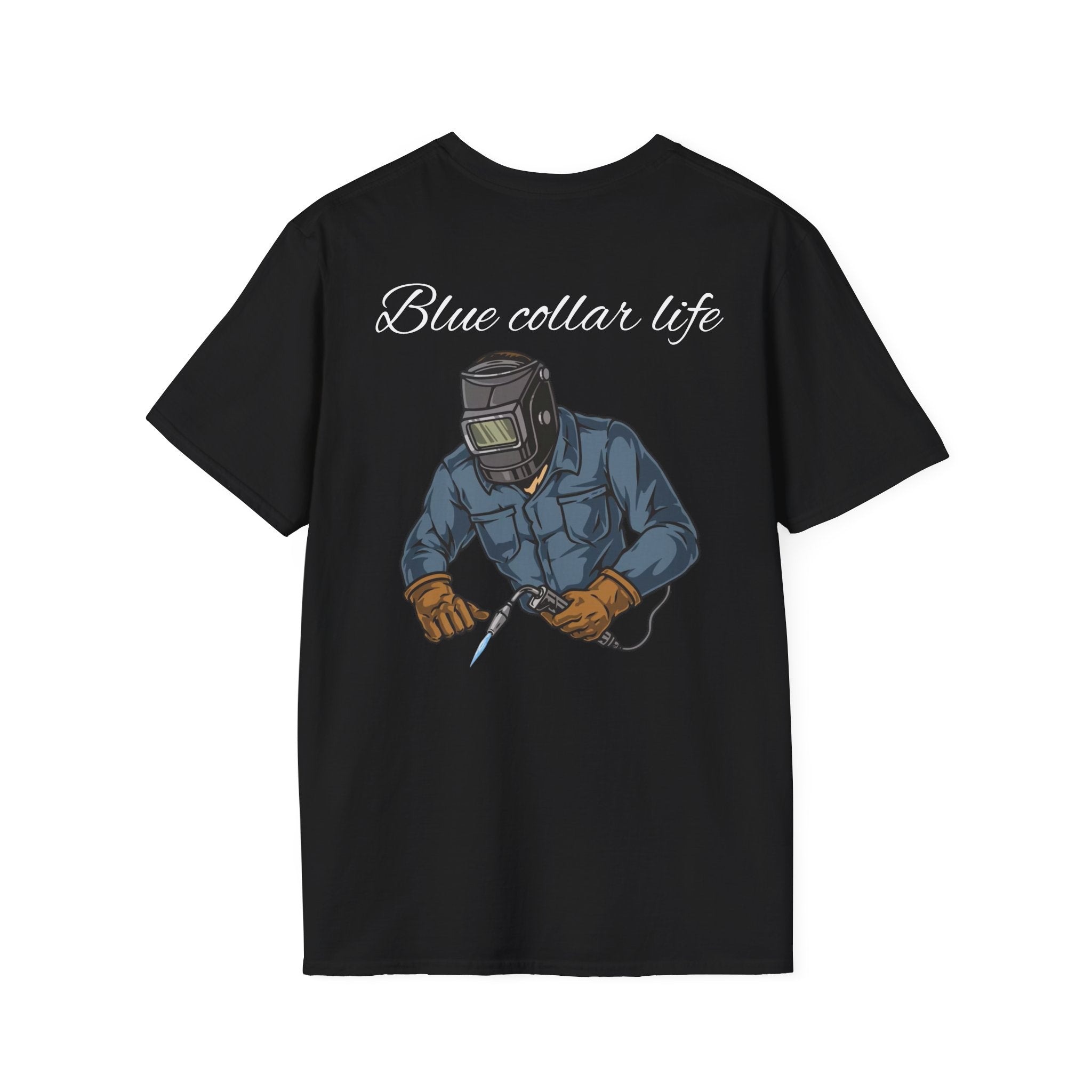 Welder "Blue Collar Life" T-Shirt – Welding Craftsman Workwear Tee
