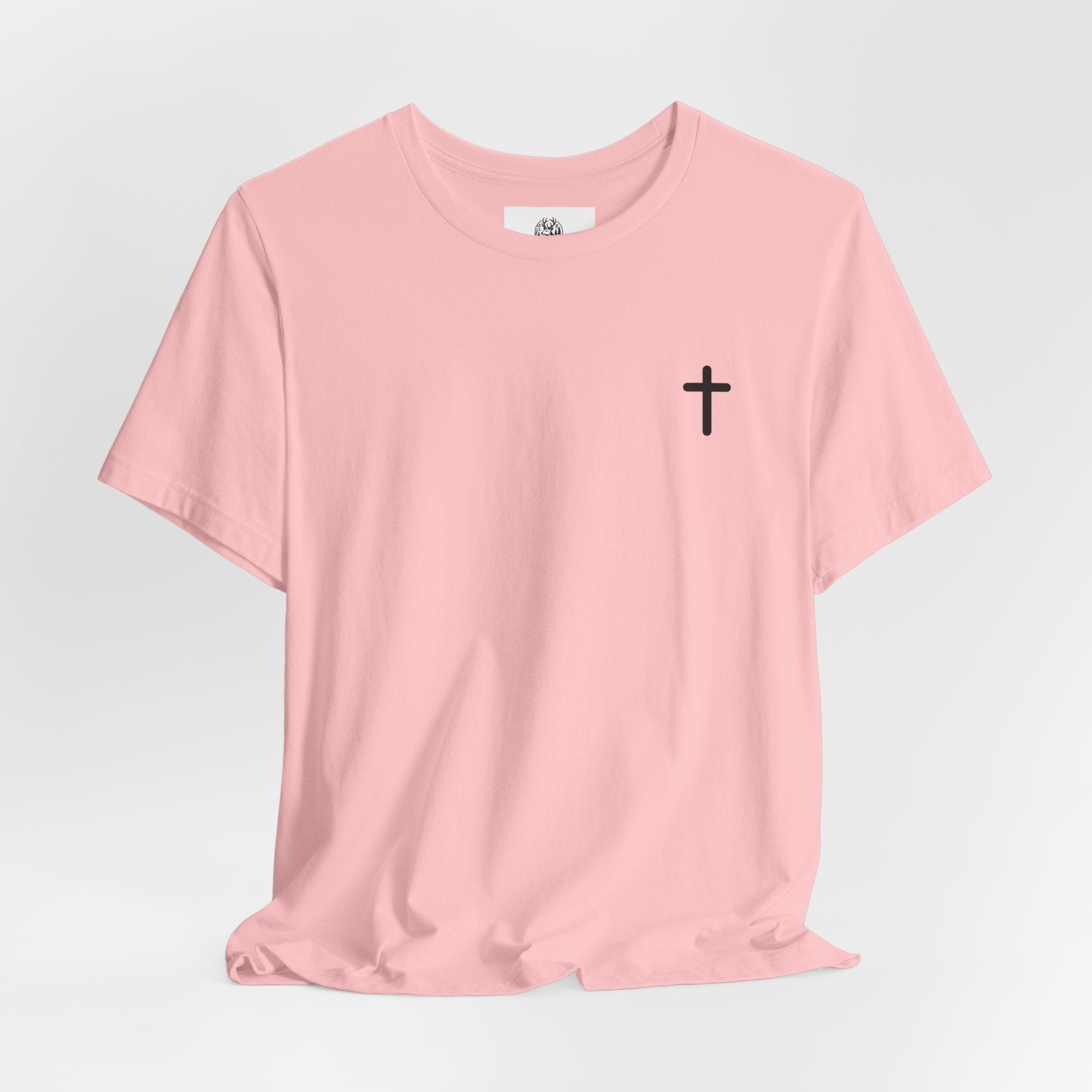 Christian Cross Tee — Philippians 4:13 Sunset Back Graphic T-Shirt
