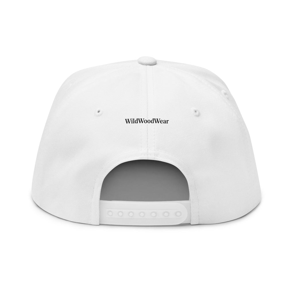 WildWoodWear Embroidered Flat Bill Cap — Outdoor Adventure Snapback very exciting and comfort