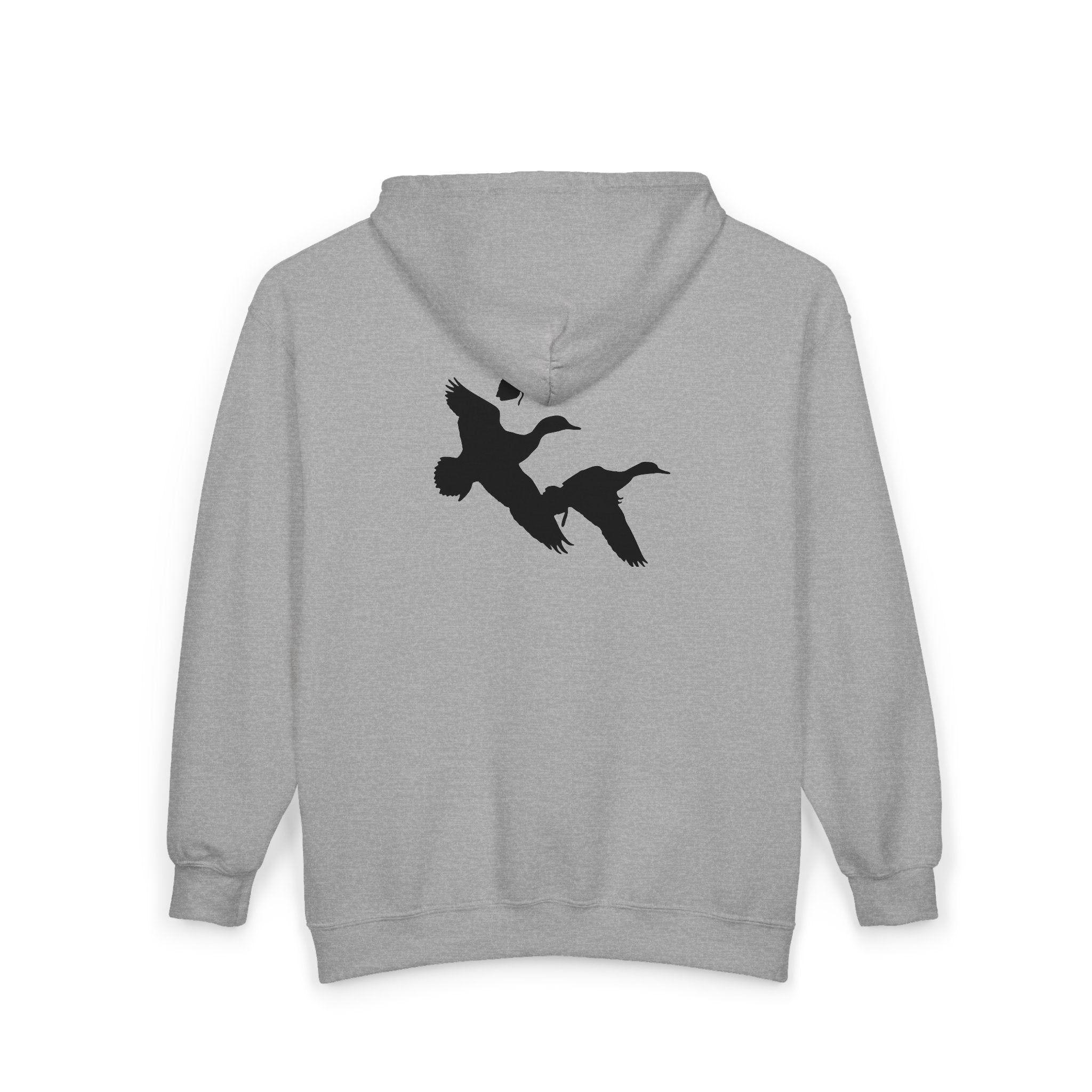 Zip Hoodie — Minimal Green Nature Emblem Full-Zip Hoodie