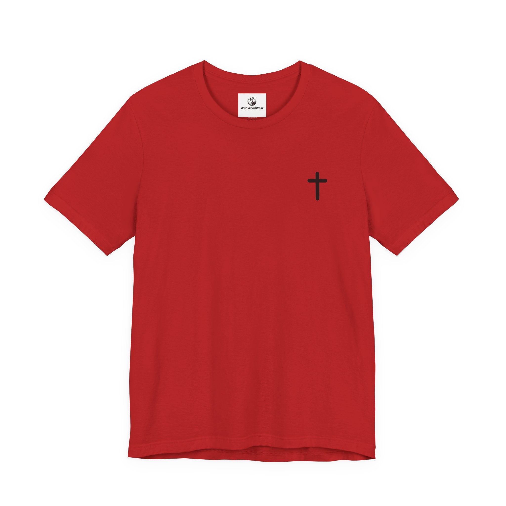 Christian Cross Tee — Philippians 4:13 Sunset Back Graphic T-Shirt