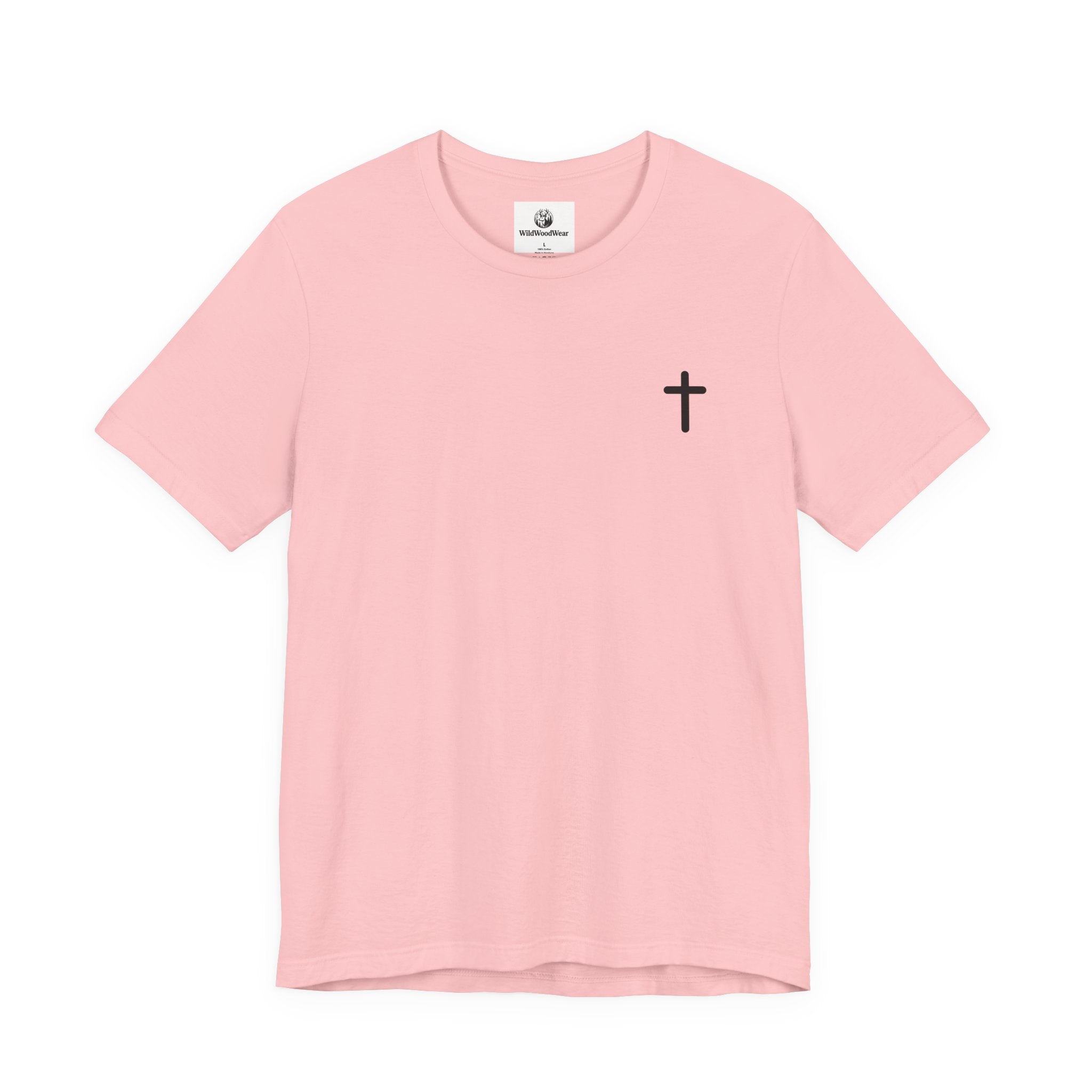 Christian Cross Tee — Philippians 4:13 Sunset Back Graphic T-Shirt