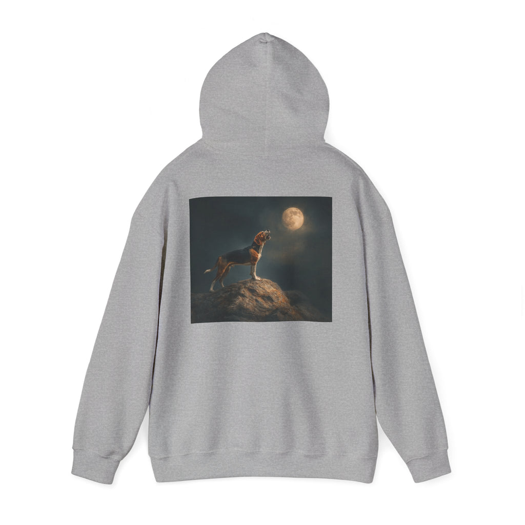 Moonlit Dog Graphic hoodie